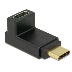 Delock 65914 Adapter USB 10 Gbps (USB 3.1 Gen 2) USB Type-C csatlakozó > csatlakozó ívelt felfelé / lefelé