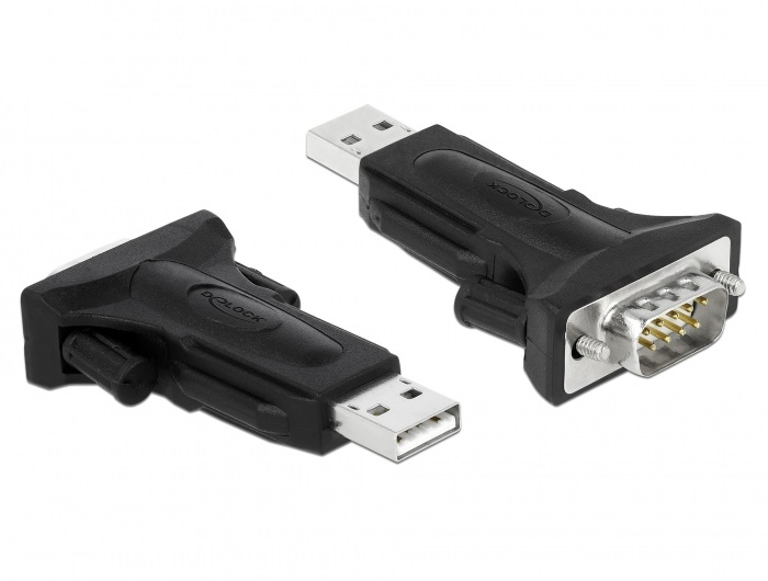 Delock 66286 Adapter USB 2.0 A-típusú csatlakozó - 1 x soros RS-422/485 DB9