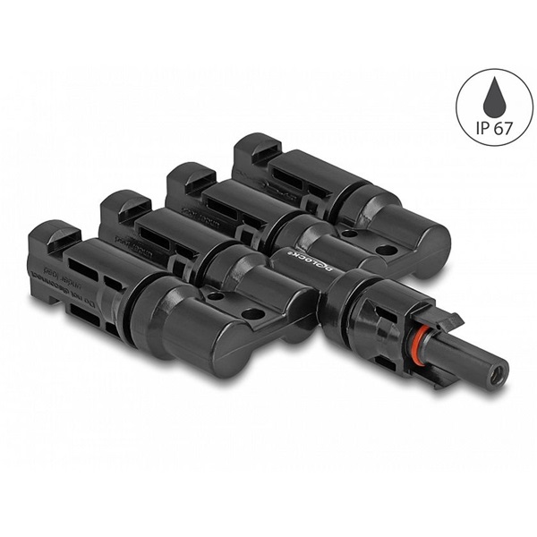 Delock 60027 DL4 napkonnektorok 1 x anya- 4 x apa