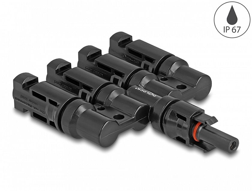 Delock 60027 DL4 napkonnektorok 1 x anya- 4 x apa