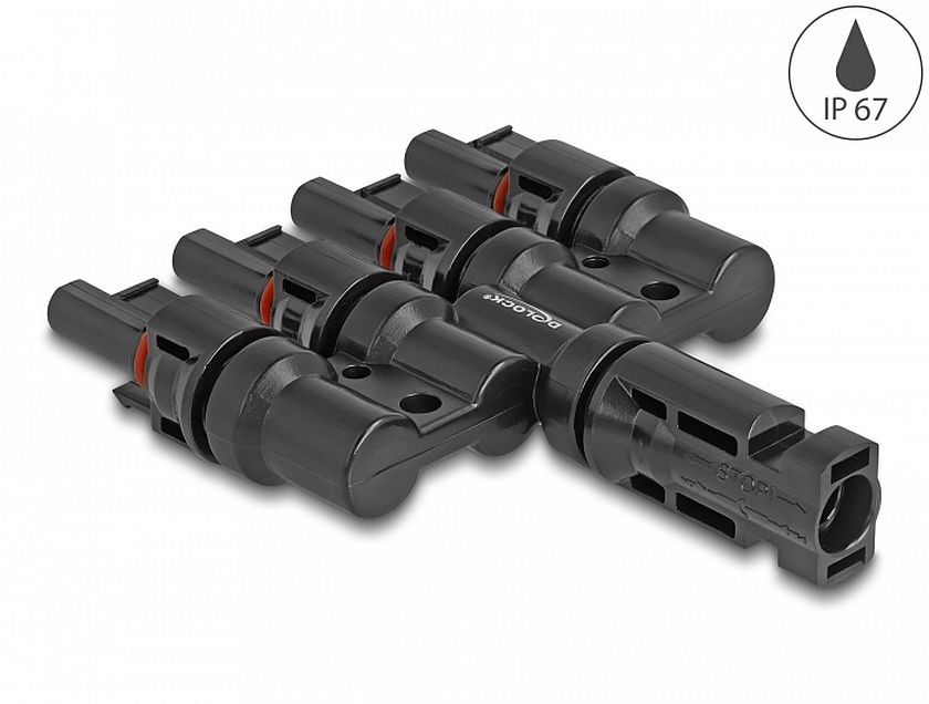 Delock 60026 DL4 napkonnektorok 1 x apa - 4 x anya