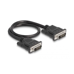 Delock 84369 DVI 24+1 kábel, 0.5m, apa/apa