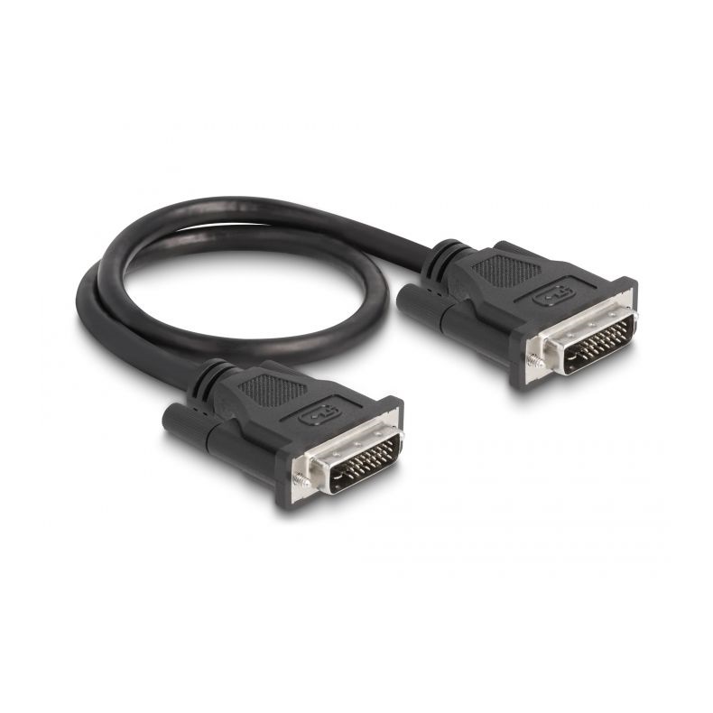 Delock 84369 DVI 24+1 kábel, 0.5m, apa/apa
