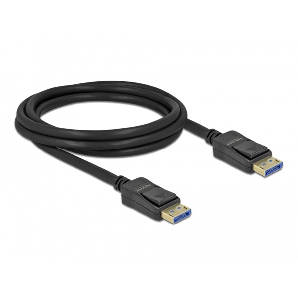 Delock 80262 DisplayPort kábel 10K 60 Hz 54 Gbps 2 m