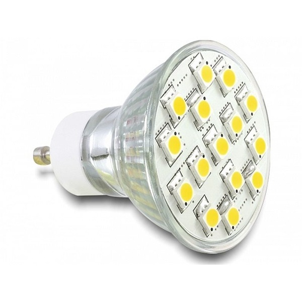 Delock 46188 GU10 LED világítás 15x SMD 3.5W, meleg fehér