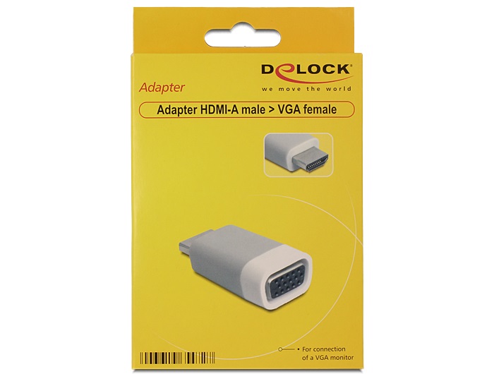 Delock 65472 HDMI-A apa > VGA anya adapter