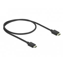 Delock Kábel - 85386 (HDMI apa-apa, Ultra nagy sebességű HDMI kábel 48 Gbps, 8K 60 Hz, 0,5 m)