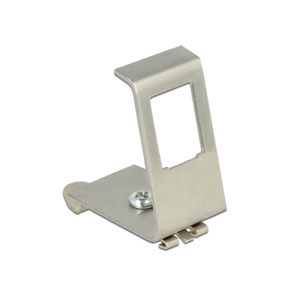 Delock 86259 Keystone fém szerelő 1 port DIN sínhez