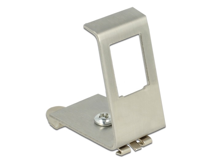 Delock 86259 Keystone fém szerelő 1 port DIN sínhez