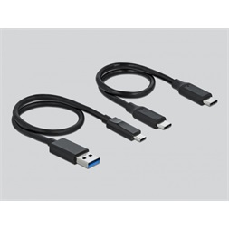 Delock 64000 M.2 NVMe PCIe SSD-hez USB Type-C anya dokkoló állomás