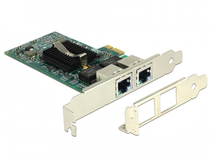 Delock 89944 PCI Express Kártya > 2 x Gigabit LAN