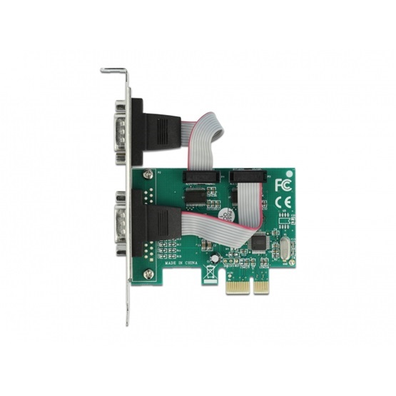 Delock 90007 PCI Express Kártya > 2 x RS-232 soros csatlakozó