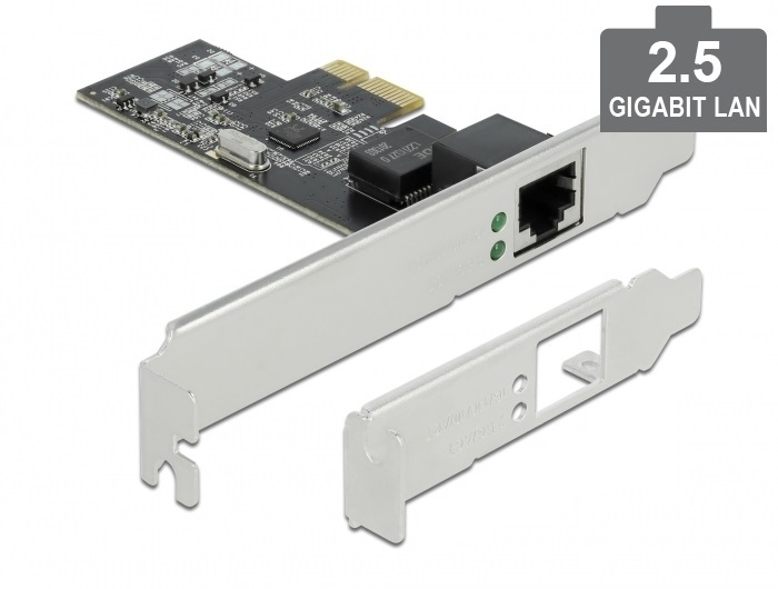 Delock 89564 PCI Express x1 kártya - 1 x 2,5 Gigabit LAN