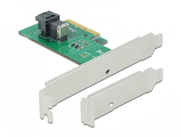 Delock 90437 PCI Express x4 Card - 1 x belső NVMe SFF-8643 - alacsony profilú formatényező