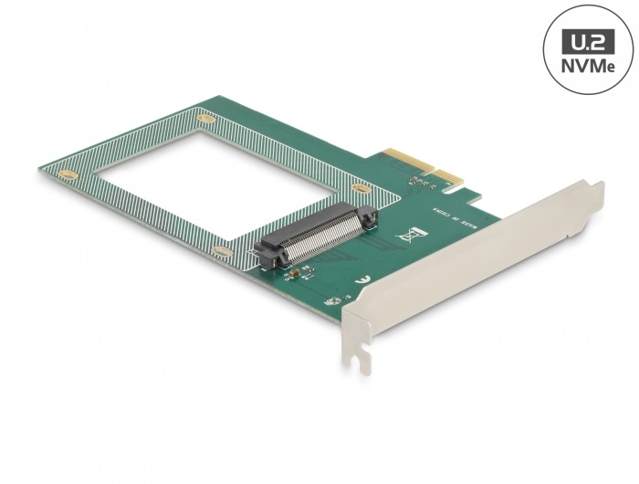Delock 90081 PCI Express x4-kártya - 1 x belső U.2 NVMe SFF-8639