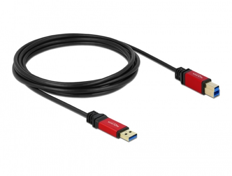 Delock Premium 82758 USB 3.0-A > USB-B apa/apa 3m kábel