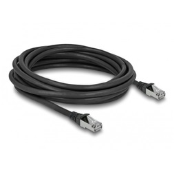Delock 80137 RJ45 hálózati kábel Cat.6A S/FTP PUR kültéri 5 m fekete