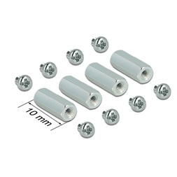 Delock 18218 Szerelőkészlet M2.5 távtartó hatszög belső/belső 10 mm-es Raspberry Pi-hez