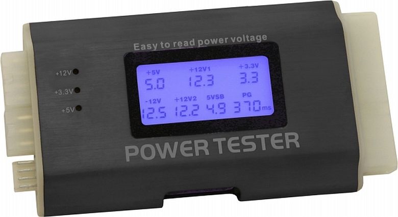Delock 18159 Táp Teszter III