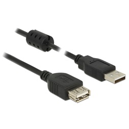 Delock 84882 USB 2.0-s bővítőkábel A-típusú csatlakozódugóval > USB 2.0-s, A-típusú csatlakozóhüvellyel, 0