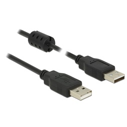 Delock 84888 USB 2.0-s kábel A-típusú csatlakozódugóval > USB 2.0-s, A-típusú csatlakozódugóval, 0,5 m, fe