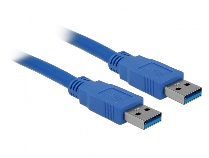 Delock 82537 USB-A - USB-A 3.0 5m kék kábel