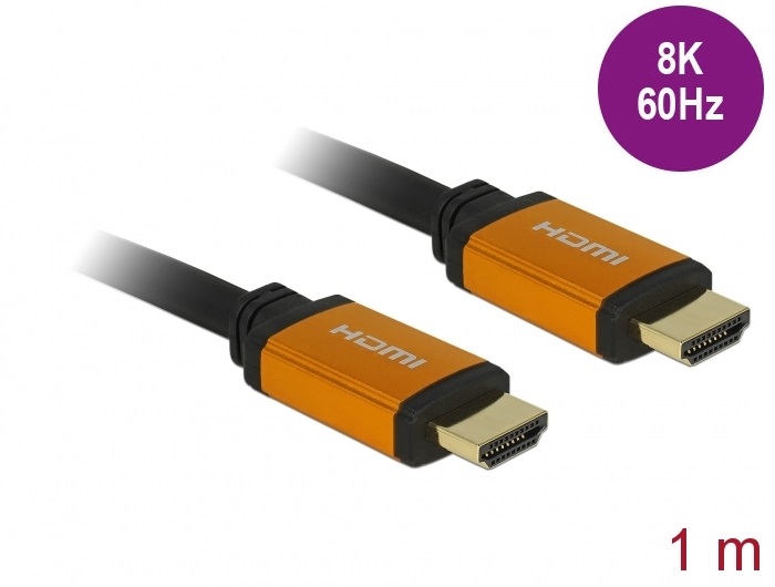 Delock 85727 Ultra nagy sebességű 48Gbps 8K 60Hz 1m HDMI kábel
