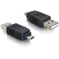 Delock 65036 adapter USB micro-B apa USB2.0 A apára
