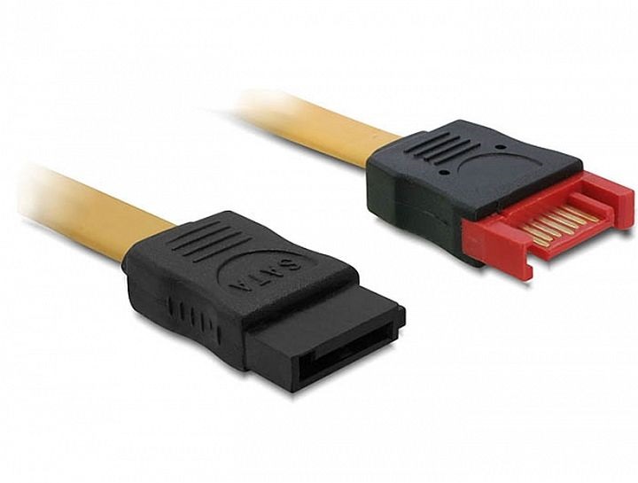 Delock 82856 kábel SATA 6 Gb/s bővítő, apa-anya, 100 cm