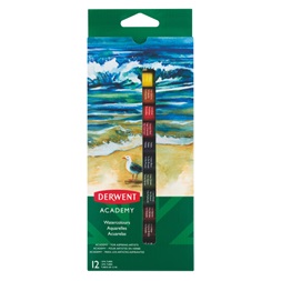 Derwent Academy 12x12ml vízfesték készlet