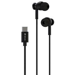 Devia ST108776 Smart Series M1 Metal In-Ear Type-C fekete sztereó fülhallgató