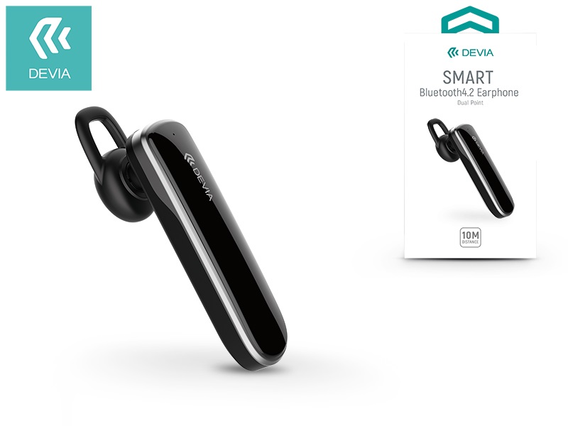 Devia ST311031 EM017 fekete Bluetooth autós headset