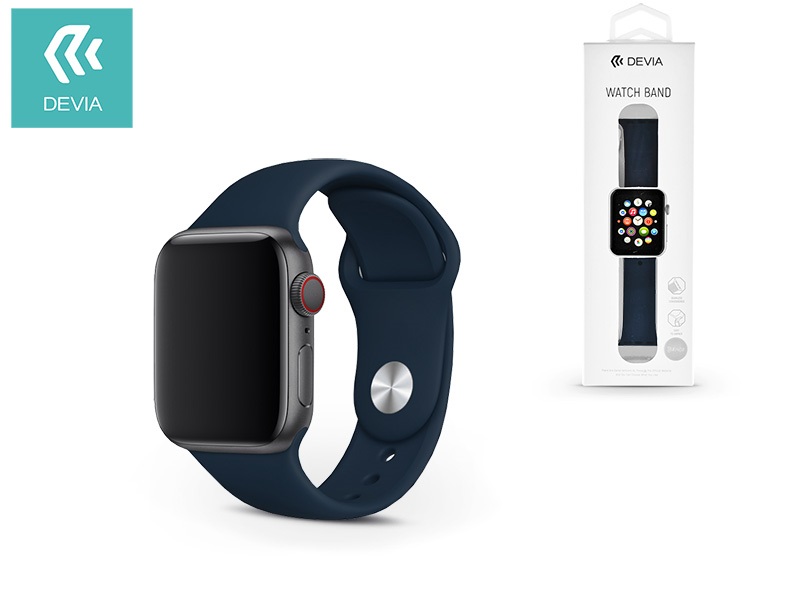 Devia ST324857 Devia 40mm iWatch sötétkék óraszíj