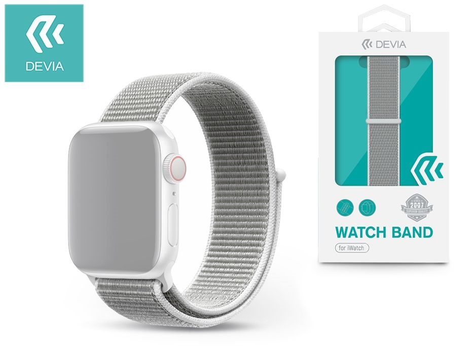 Devia ST326240 Apple Watch szürke sport óraszíj