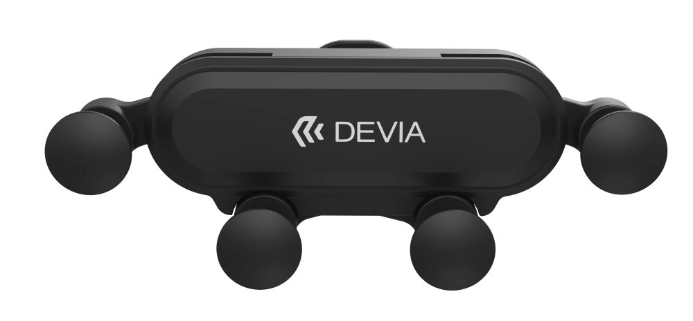Devia ST359781 univerzális szellőzőrácsba illeszthető fekete autós telefontartó