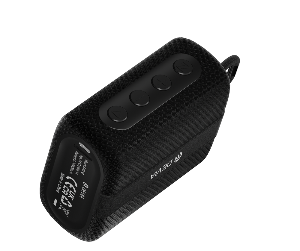 Devia ST379277 fekete bluetooth hangszóró