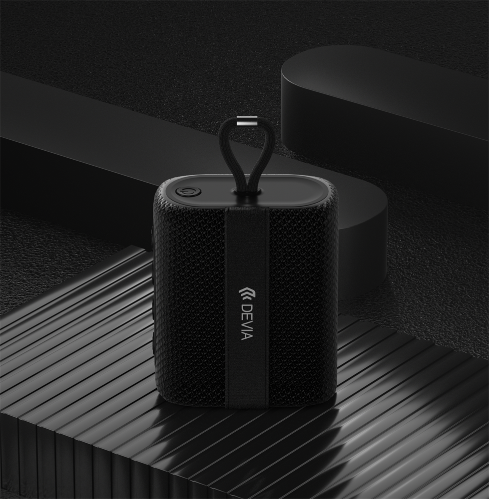 Devia ST379277 fekete bluetooth hangszóró