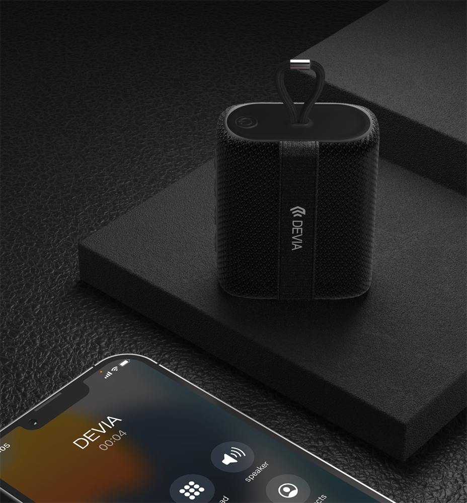 Devia ST379277 fekete bluetooth hangszóró