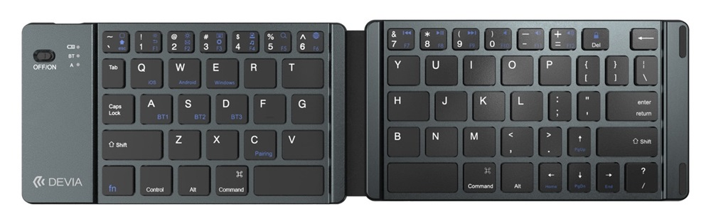 Devia ST387470 Lingo angol összecsukható vezeték nélküli Bluetooth billentyűzet