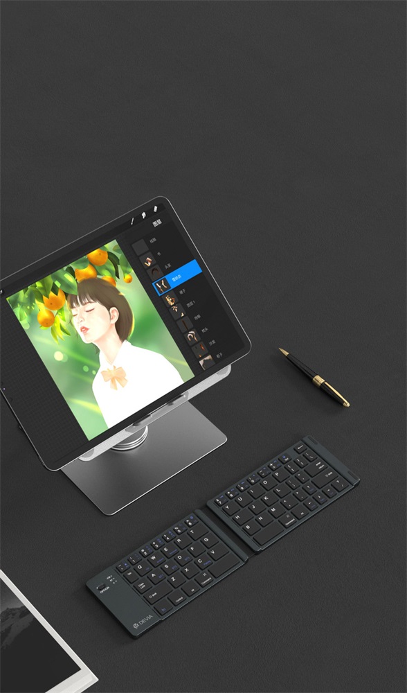 Devia ST387470 Lingo angol összecsukható vezeték nélküli Bluetooth billentyűzet