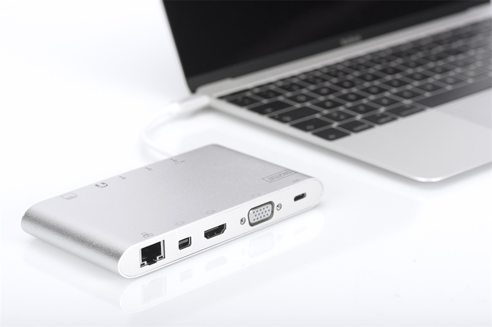 Digitus DA-70861 USB-C 11 portos univerzális notebook dokkoló állomás