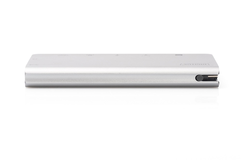 Digitus DA-70866 USB-C utazó 8 portos univerzális notebook dokkoló állomás