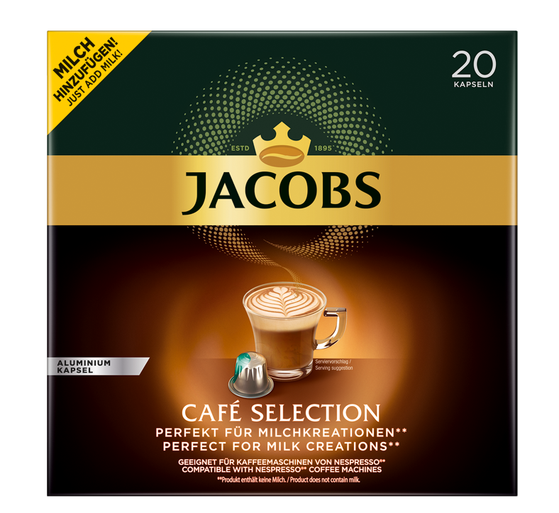 Douwe Egberts Jacobs Café Selection 20db kávékapszula