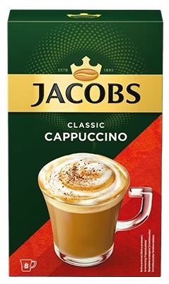 Douwe Egberts Jacobs Cappuccino Classic 8x11,6g instant kávékeverék csomag
