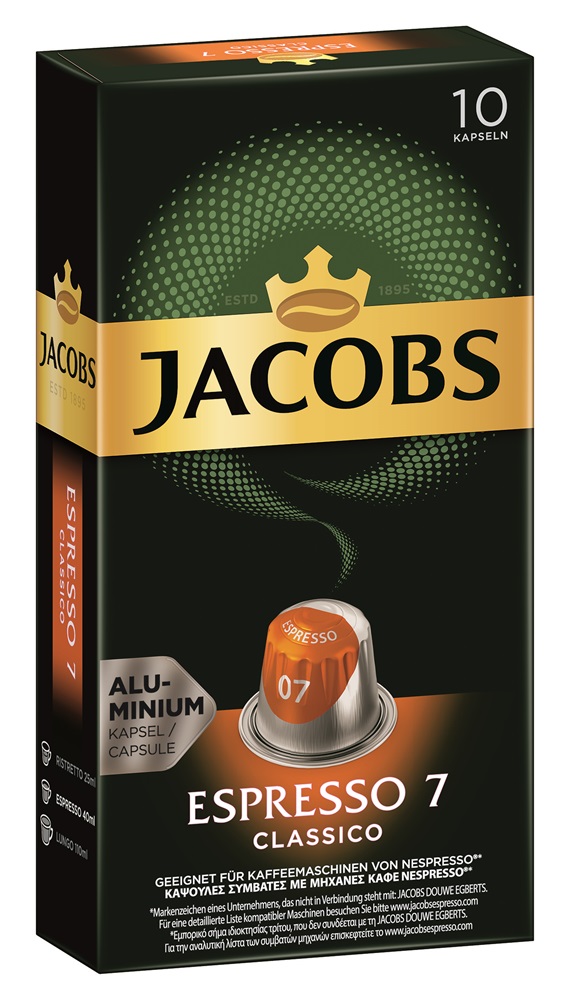 Douwe Egberts Jacobs Espresso Classico Nespresso kompatibilis 10 db kávékapszula