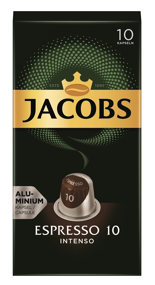 Douwe Egberts Jacobs Espresso Intenso Nespresso kompatibilis 10 db kávékapszula
