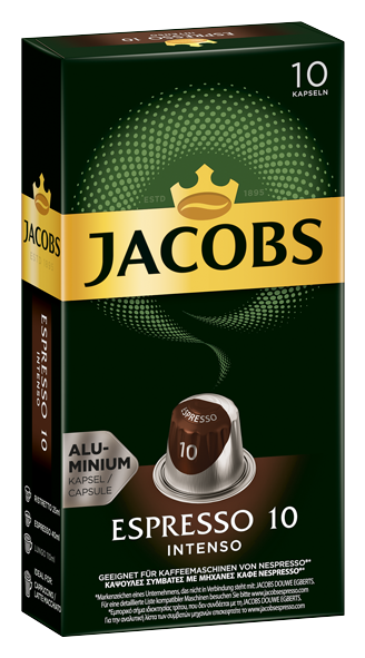 Douwe Egberts Jacobs Espresso Intenso Nespresso kompatibilis 10 db kávékapszula