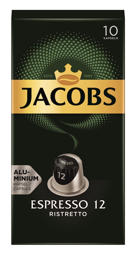 Douwe Egberts Jacobs Espresso Ristretto Nespresso kompatibilis 10 db kávékapszula