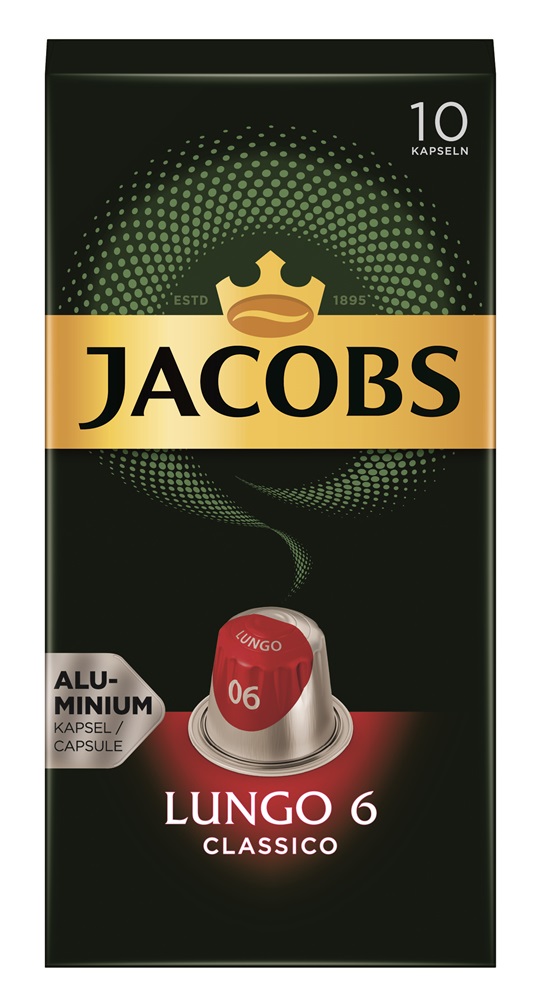 Douwe Egberts Jacobs Lungo Classico Nespresso kompatibilis 10 db kávékapszula