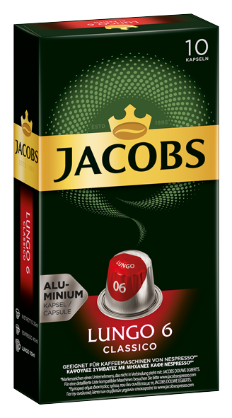 Douwe Egberts Jacobs Lungo Classico Nespresso kompatibilis 10 db kávékapszula
